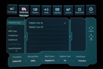 OSD Spielmodus: Die wichtigsten Optionen für Gamer