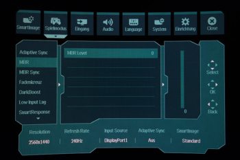 OSD: MBR Sync oder Adaptive Sync? Das ist hier die Frage!