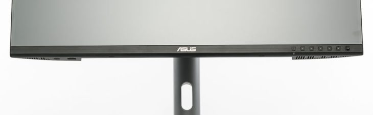 Stereo-Lautsprecher mit 2 x 1,2 Watt am untern Displayrand des ASUS PA279CRV