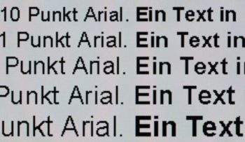Textwiedergabe 1280 x 720, Vollbild