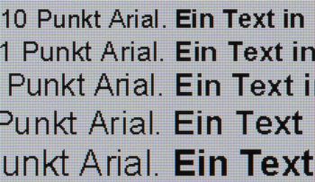 Textwiedergabe nativ, Vollbild