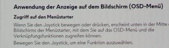 Schriftbild bei entfernter Ansicht