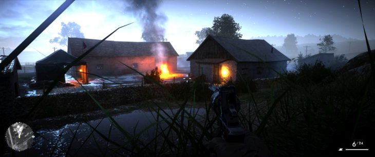 Spielszene aus Battlefield 1: Sattes Schwarz transportiert die Stimmung optimal