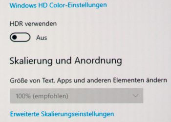 Textwiedergabe bei 1280 x 720