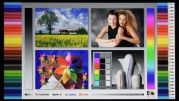 BenQ W4000i Farbraumabdeckung Screenshot Testbild