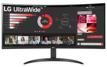 LG 34WR50QC: Neues UWQHD-Display mit 100 Hz LG UltraWide 34WR50QC (Bild: LG)