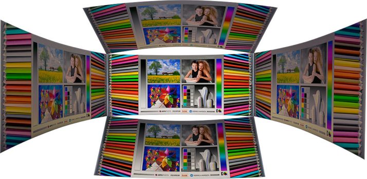 Horizontale und vertikale Blickwinkel des VA-Panels