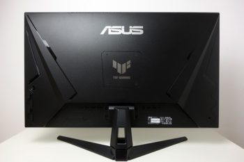 ASUS VG32UQA1A: Matte Rückseite mit dezenten Designelementen