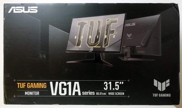 ASUS VG32UQA1A: Hochwertige, dem Produkt angemessene Verpackung