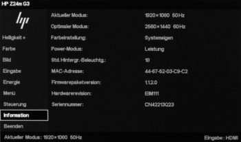 50-Hz-Betrieb