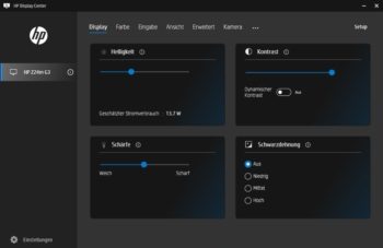 Display-Einstellung