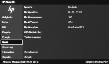 OSD: OSD-Einstellungen