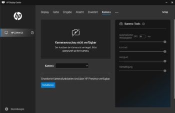 Kamera-Einstellungen
