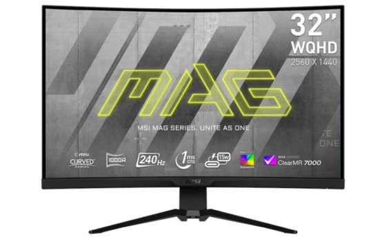 MSI MAG325CQRXF (Bild: MSI)