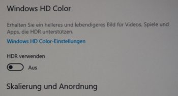 Textwiedergabe bei 1280 x 720 Pixeln