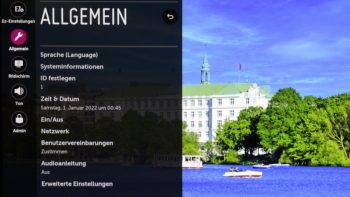 OSD: Allgemein