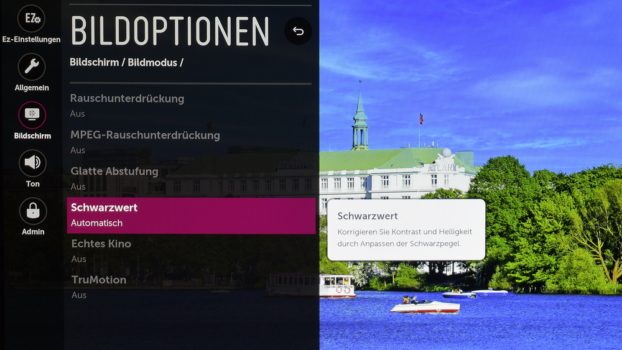 OSD: Schwarzwert