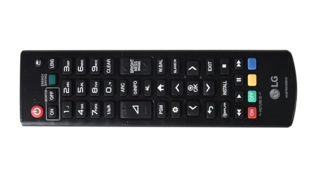 Fernbedienung des LG BU70QGA