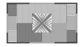 Ausschnitt aus der Bildmitte: So sehen die Linien im Original aus