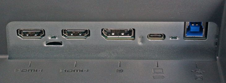 Die Signaleingänge des BenQ SW272U