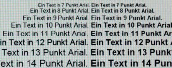 Textwiedergabe nativ, Vollbild
