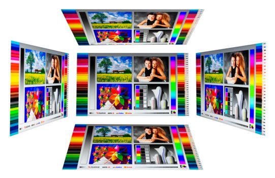 Horizontale und vertikale Blickwinkel vom IPS-Panel des Eizo EV2740X-BK