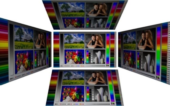 Horizontale und vertikale Blickwinkel vom IPS-Panel des iiyama XUB3293UHSN-B5