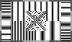 Ausschnitt aus der Bildmitte: So sehen die Linien im Original aus