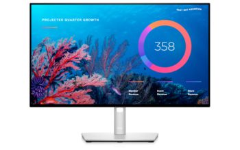 Dell U2424HE: Office-Display mit 120 Hz und KVM Dell UltraSharp U2422HE (Bild: Dell)