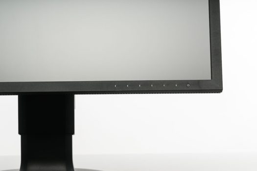 Moderne und zuverlässige Touchtasten rechts unten auf dem Displayrahmen