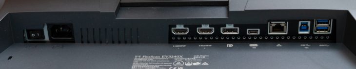 Anschlüsse des EIZO EV3240X