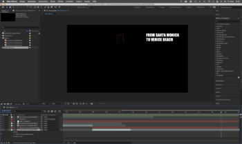 … und Adobe AfterEffects