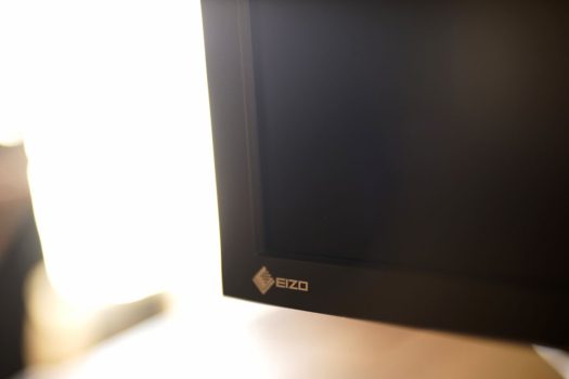 Details: Logo am EIZO CS2400S