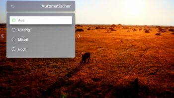 Automatischer dynamischer Kontrast: Aus