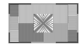 Ausschnitt aus der Bildmitte: So sehen die Linien im Original aus