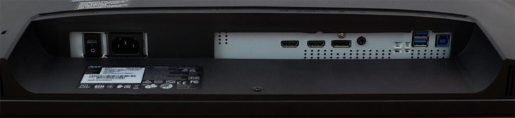 Anschlüsse des Acer B277UE