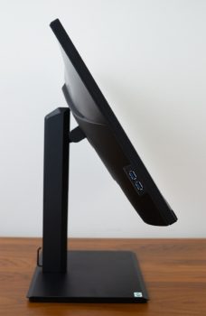 Display maximaler Neigungswinkel nach hinten