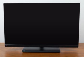Acer B277UE: Ansicht vorn in der niedrigsten Stellung