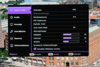 OSD: Spiel & Bild