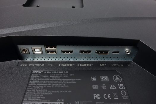 Umfangreiche Anschlüsse: Einmal DisplayPort und USB-C, zweimal HDMI, zweimal USB 2.0 und ein Kopfhörerausgang