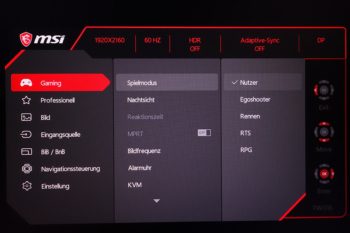 OSD Gaming: Alle für Gamer wichtigen Einstellungen sind hier zusammengefasst