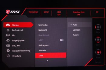 OSD: Ein KVM-Switch ist auch mit an Bord