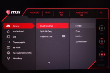 OSD Smart Crosshair: Permanente Fadenkreuz-Anzeige 