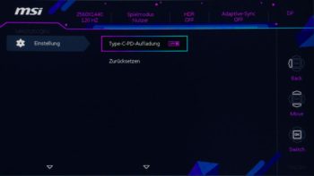 OSD: … verfügt über zwei Seiten