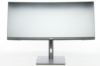 ASUS PA34VCNV: Ansicht Display vorn in der höchsten Stellung