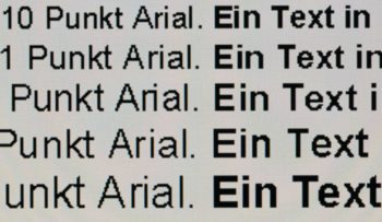 Textwiedergabe 1280 x 720, Vollbild