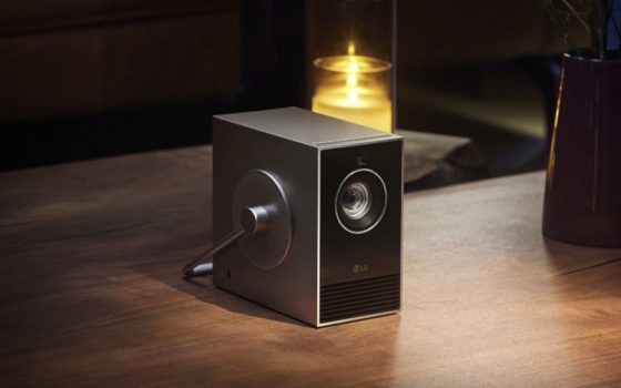 LG CineBeam Qube (HU710PB) (Bild: LG)