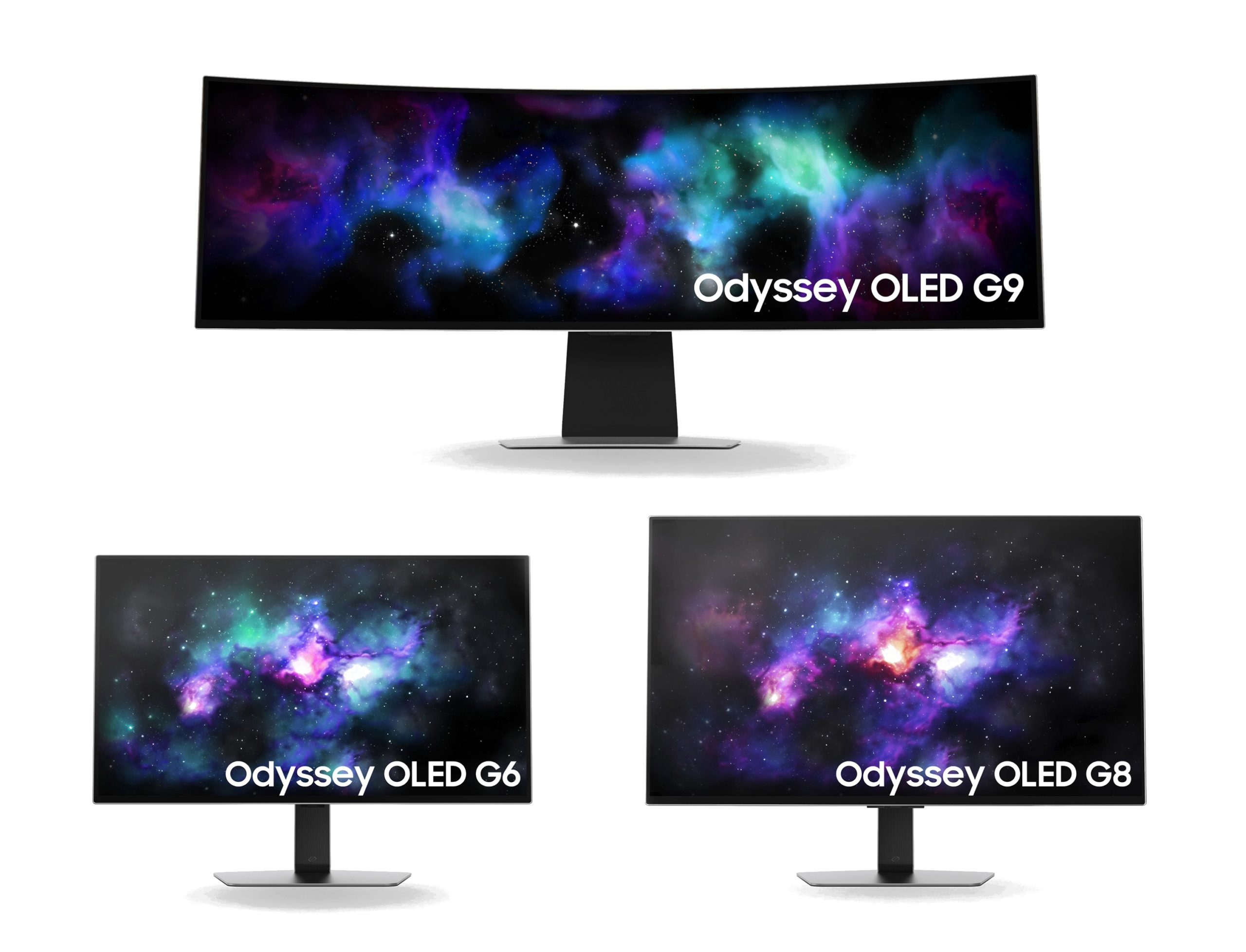 Samsung: Drei neue OLED-Gaming-Displays enthüllt Samsung OLED-Gaming 2024 (Bild: Samsung)