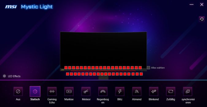 Graustufen des MSI MEG 342CDE QD-OLED