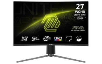 Mit starkem Kontrast: Neue WQHD180-Displays von MSI MSI 27CQ6PF (Bild: MSI)